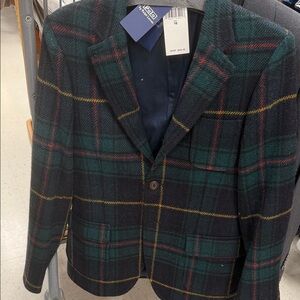Polo Ralph Lauren Green and Red Plaid Blazer size 16